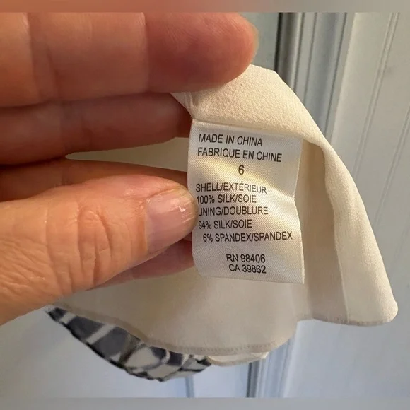 Theory One Shoulder 100% Silk Dress Size 6 - Picture 3 of 5